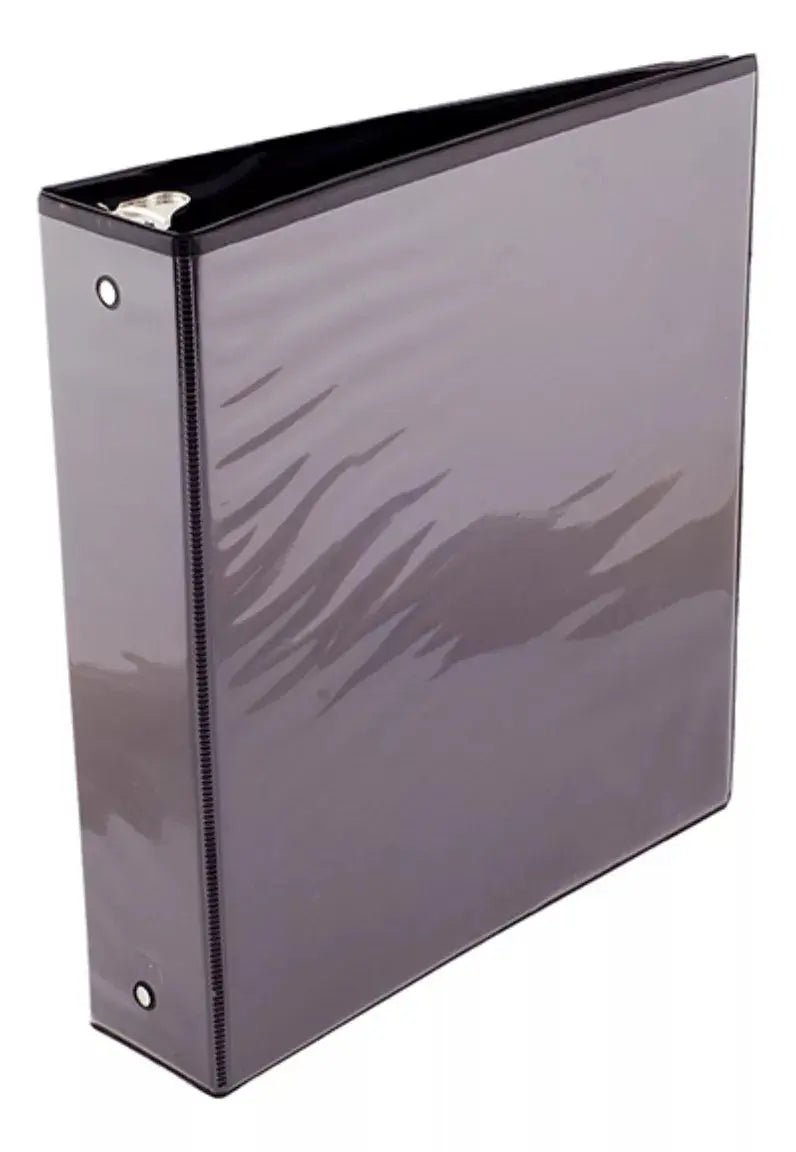 1 Carpeta Vinil Baco Personalizada Carta Economica 1 Pulgada Negro - Baco - vista trasera