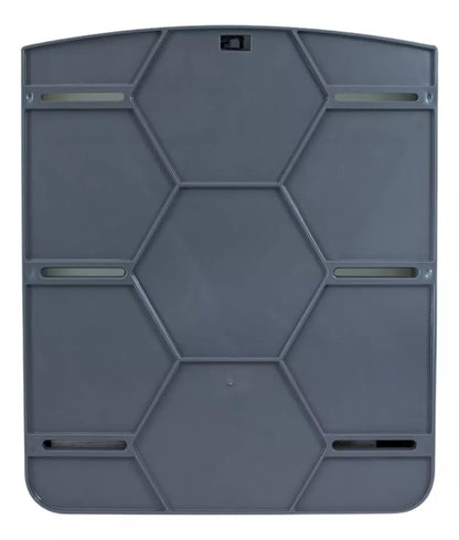 Dispensador Toalla Interdoblada Oval Humo Largo