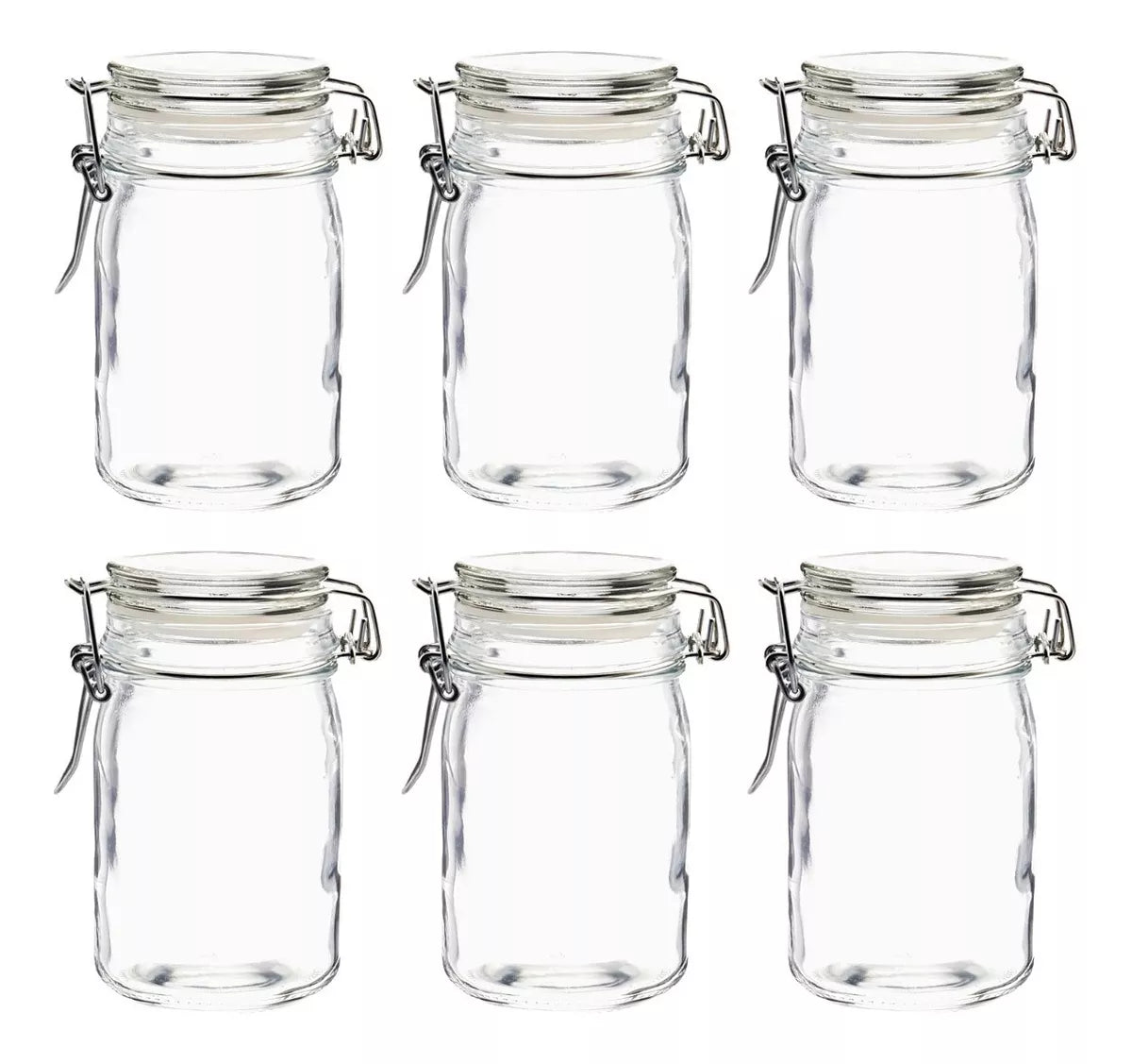 Set 6 Brocalito Vidrio Envase Redondo Regalo Dulcero 200ml