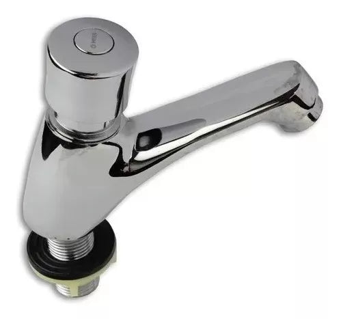 Llave Temporizadora Lavabo Meer Cromada Acero Inoxidable