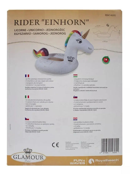 Inflable Unicornio Jumbo Montable Alberca Float Pool - Marchante MX