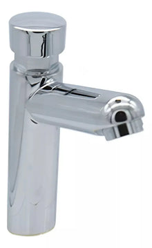 Llave Monomando Temporizador Cnx 16cm Color Plateado - CNX