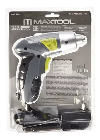 Atornillador Inalambrico 4.8v Aksi Tipo Pistola Ergonómico