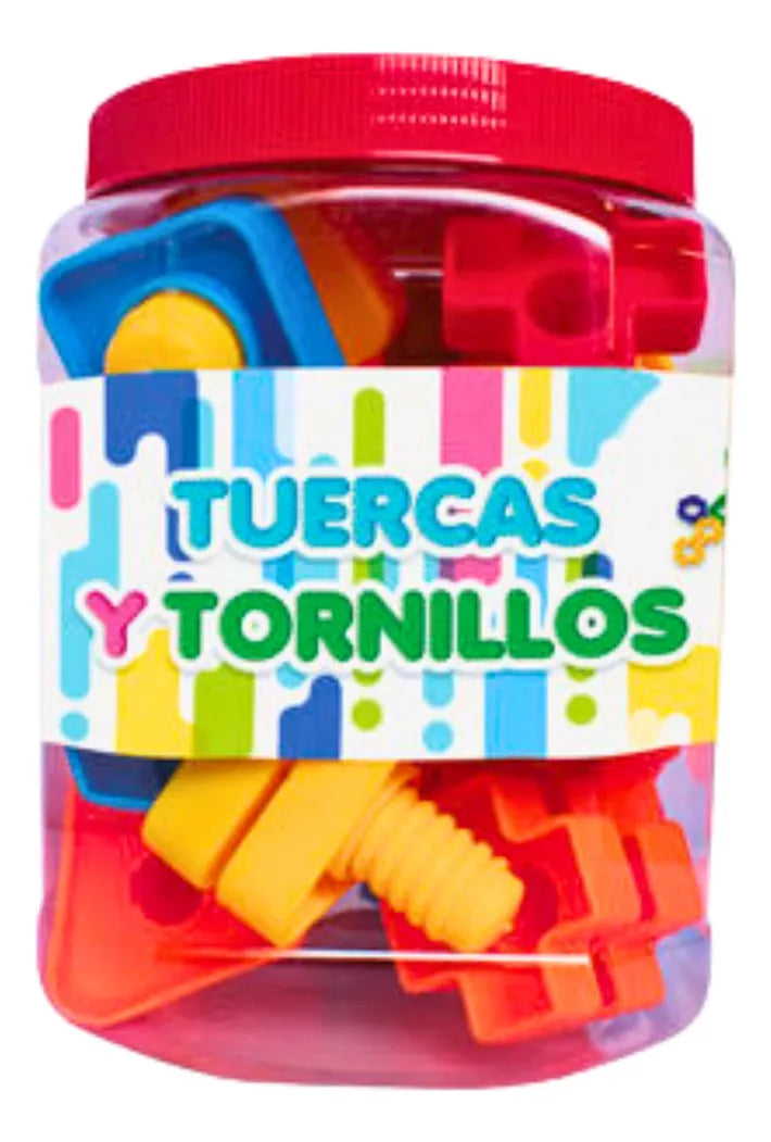 Ensamble Didactico Tornillos Tuercas Dix 30 Piezas Infantil