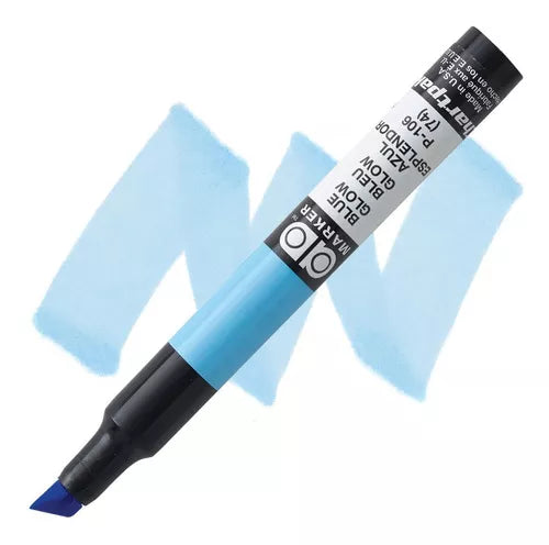 Marcador Plumon Chartpak Ad Marcadores Color A Escoger Color Blue Glow P106