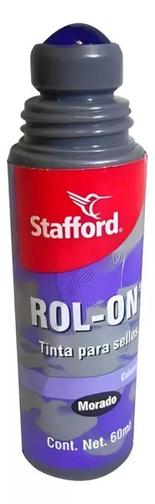 Tinta Sello 60ml Stafford Rol-on Escoge Color Morada - Azor - vista lateral
