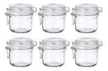 Juego 6 Frascos Especieros Vidrio Brocalitos Tapa Clip 200ml