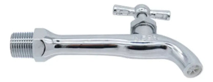 Llave Cromada Cnx Agua Fregadero Chapeton Color Plateado - roma