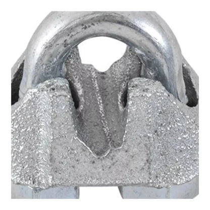 100p Nudo Galvanizado Perro Ranurado Cable Maleable Dogotuls - Dogotuls - vista lateral
