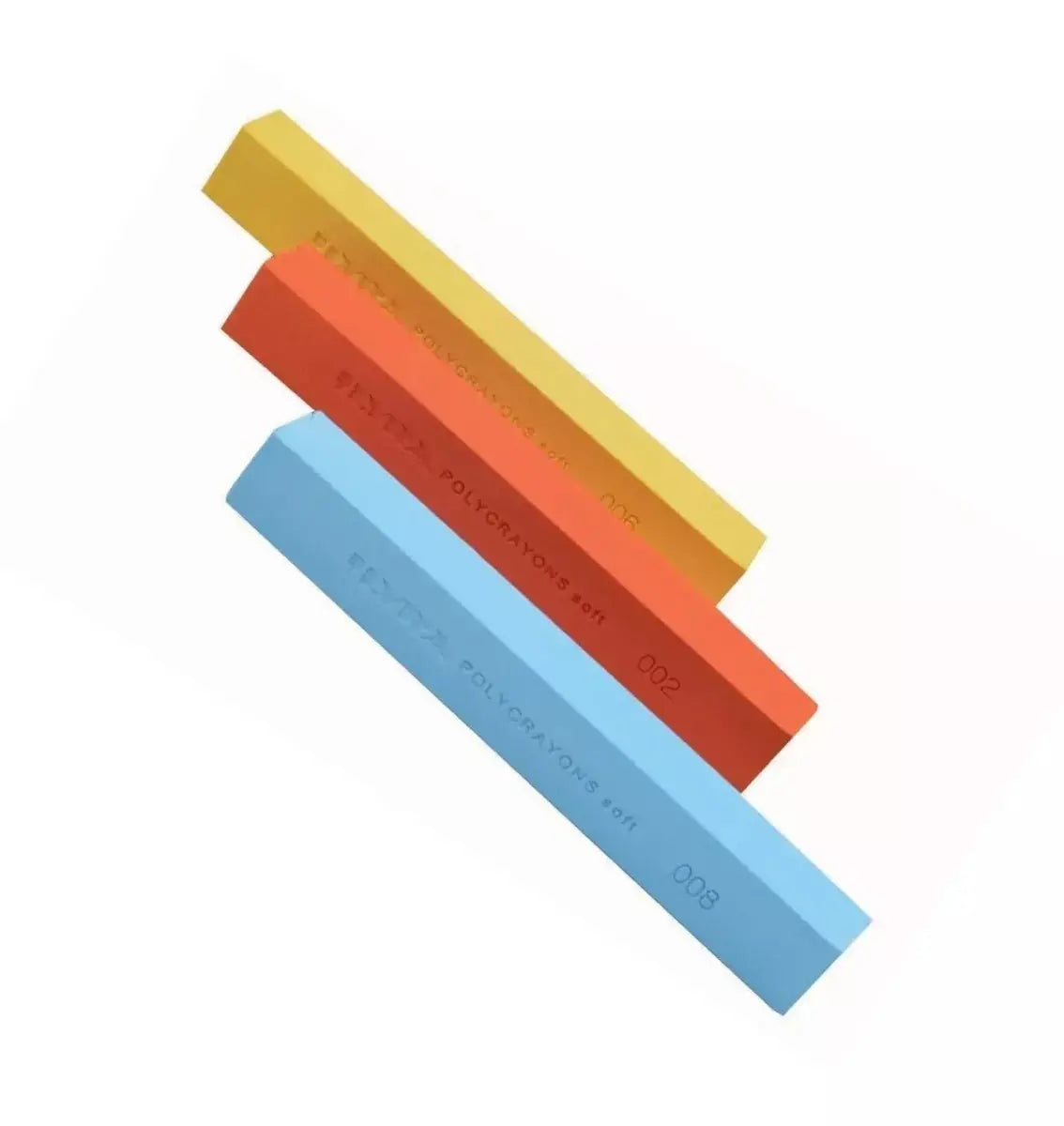 LYRA Polycrayons Soft Pastel Crayons, Set of 12 Crayons, Assorted Colors (5651120) - lyra - vista trasera