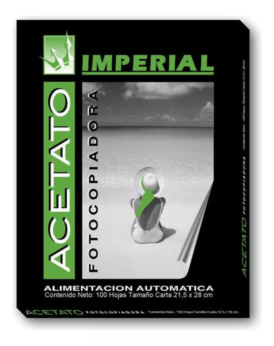 100 Piezas Acetato Tamaño Carta 21.5 X 28 Cm Imperial