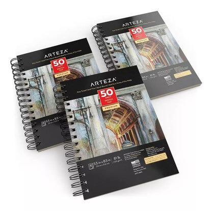 Sketchbook Cuaderno Dibujo Hojas Gris 14x21 Arteza