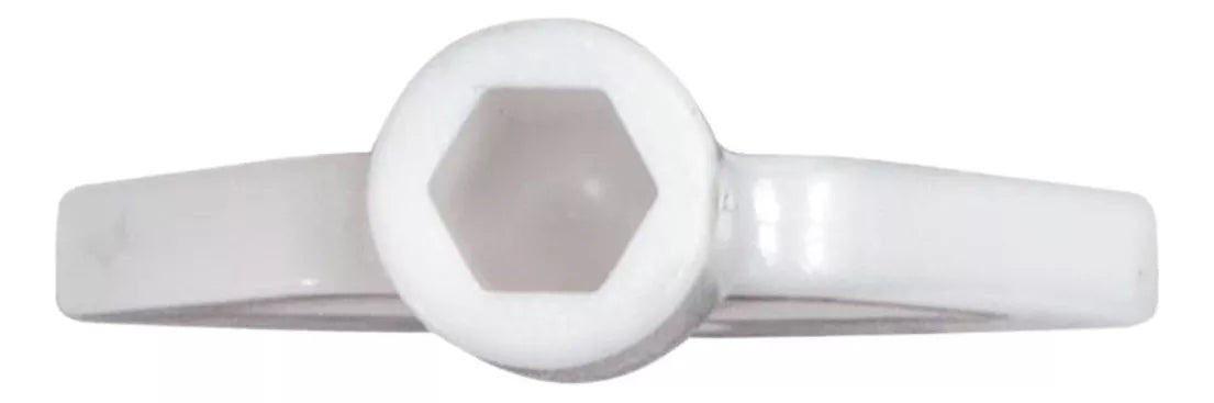 Jabonera Oval Humo Blanco 500 Ml Transparente