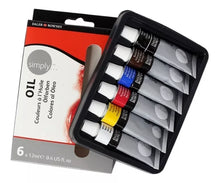 Pinturas Al Óleo Tubo Daler Rowney Simply 12ml 6 Piezas