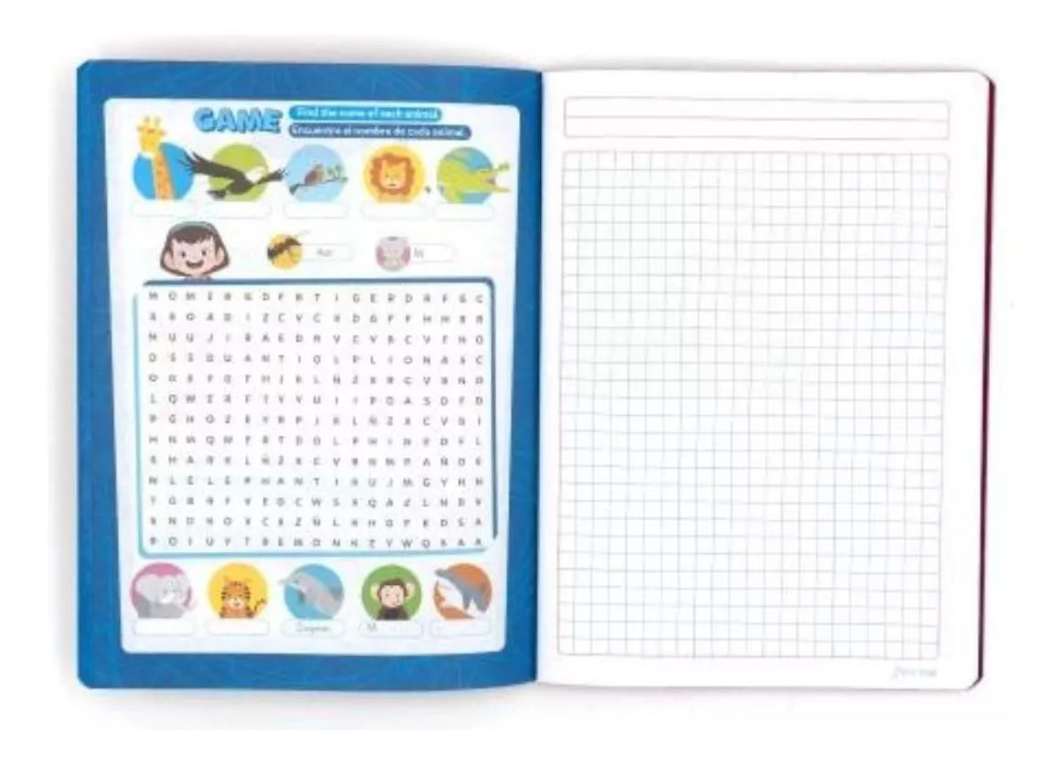 Cuaderno College 100 Hj Norma Color 360 Cosido Cuadro Grande