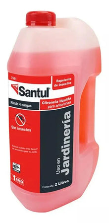 2 Litros Citronela Liquida Santul Repelente Insectos - Marchante MX