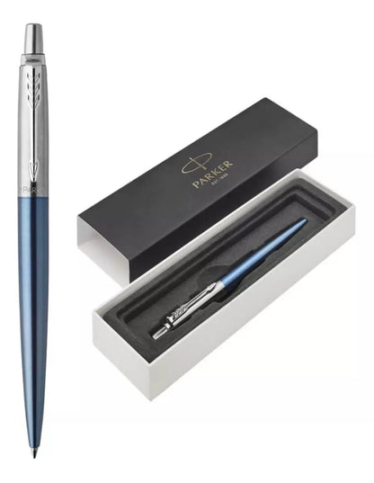 Bolígrafo Ballpoint Jotter Waterloo Azul Estuche Parker - Marchante MX