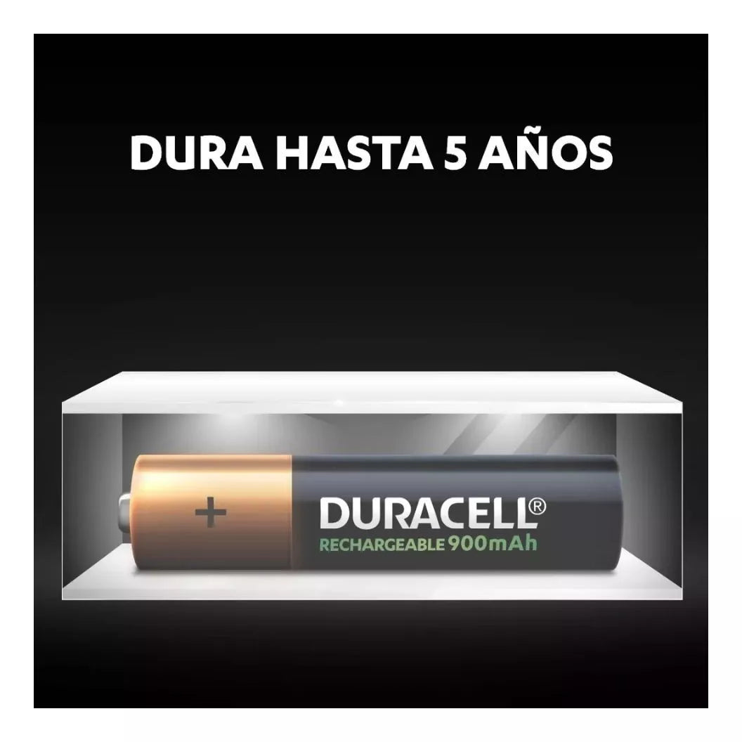 Pack 2 Pilas Recargables Aaa Duracell 900 Mah De 1.2v