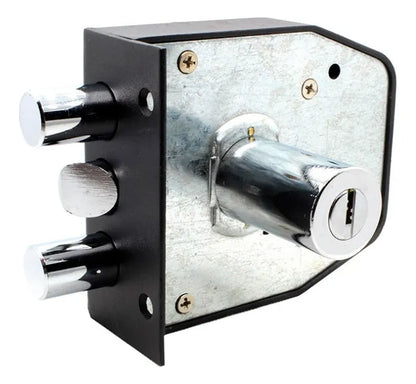 Cerradura Sobreponer Tover S1f-tr Future Texturada Negro Inv