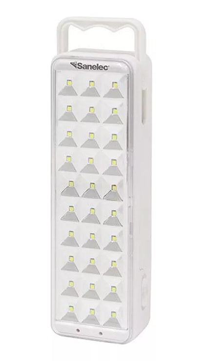 Lámpara Recargable De Emergencia Sanelec 30 Leds 2163 - Marchante MX