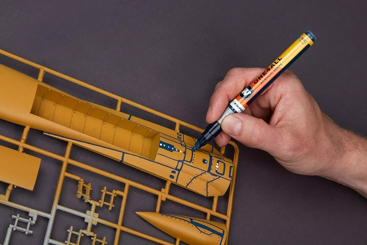 Set 6 Marcadores Molotow 2mm ONE4ALL Recargables Acrílico