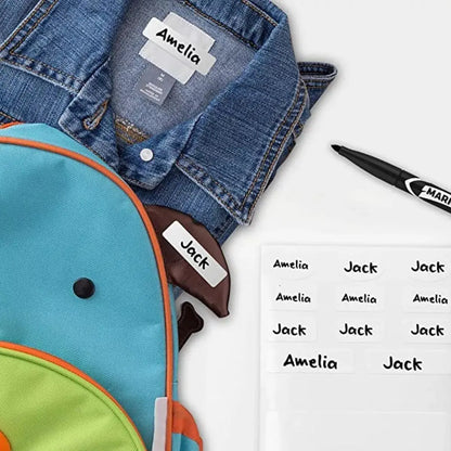 45 Etiqueta Blancas Avery Ropa Tela Niños Formas Lavables - Avery - detalle