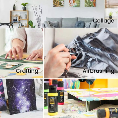 Set 14 Lienzos Carton C Tela Canvas Pintura 22.9x30.5 Arteza