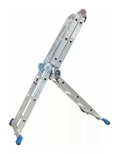Escalera De Aluminio Multipropósito Peldaños 706756 Plateado - Politec