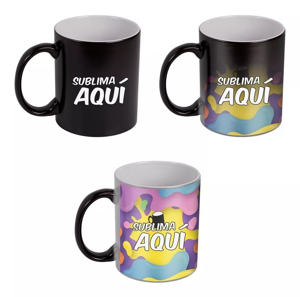 Taza Mágica Sublimación Sublimar 11 Oz Caja 12 Pzs