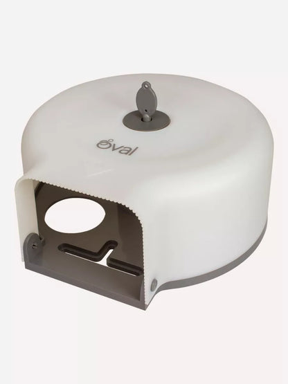 Despachador Junior De Papel Higiénico Oval Blanco
