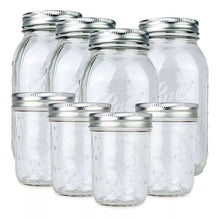 8pz Mason Jars Ball Vidrio Boca Ancha 473 Ml 946 Ml