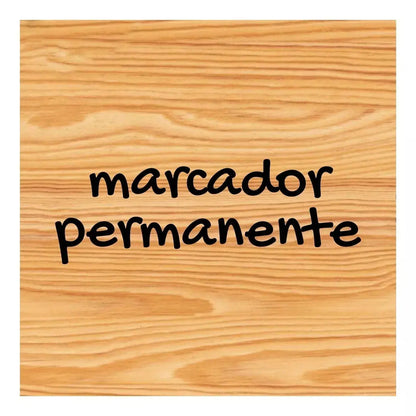 12 Marcadores Permanente Avery Estandar Negro Punta Cincel - Avery - vista lateral