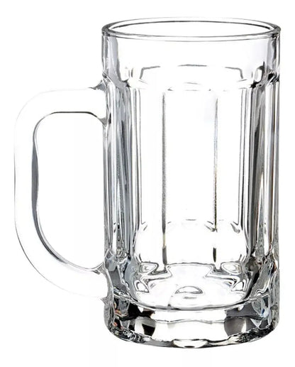 6pz Tarro Cervecero Líneas 400ml Cerveza Micheladas Vaso - Vittori - detalle