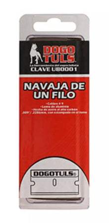 100 Cuchillas Navaja Industrial Inoxidable Un Filo Dogotuls