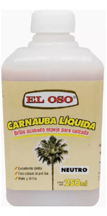 Carnauba Liquida El Oso Hoja Palma Calzado Color Neutro 250g