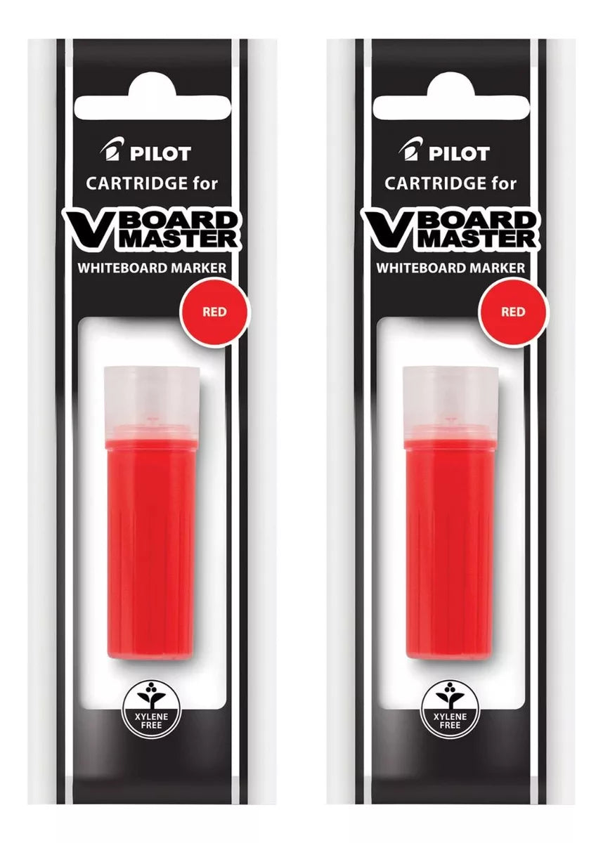 2 Cartuchos Repuestos Tinta Pilot Marcador Pizarron V Board