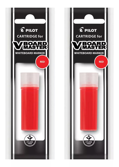 2 Cartuchos Repuestos Tinta Pilot Marcador Pizarron V Board