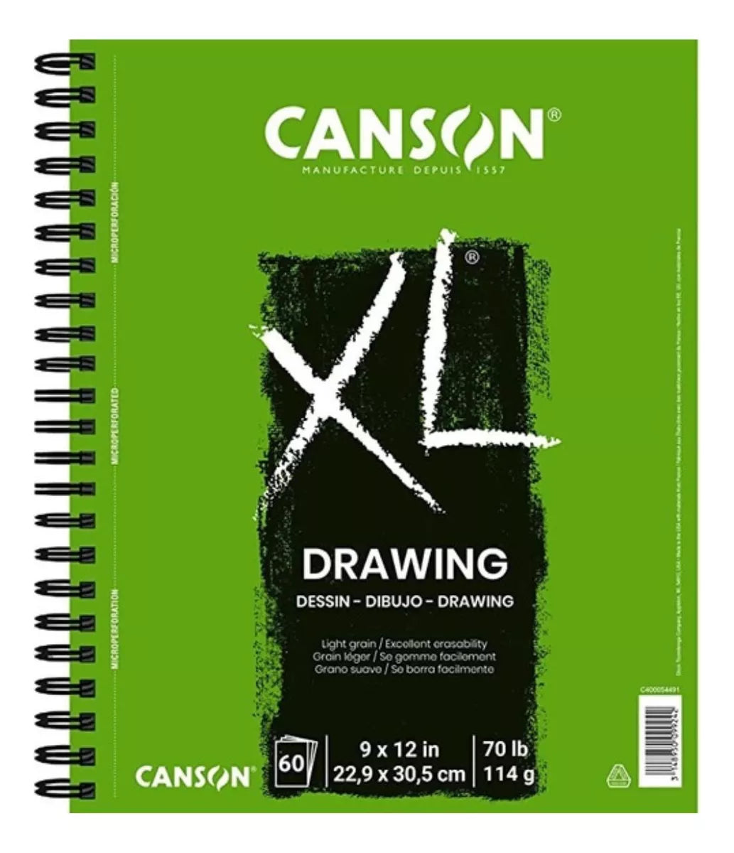 Cuaderno Block De Dibujo Reciclado Canson Xl Sketch 23x30cm