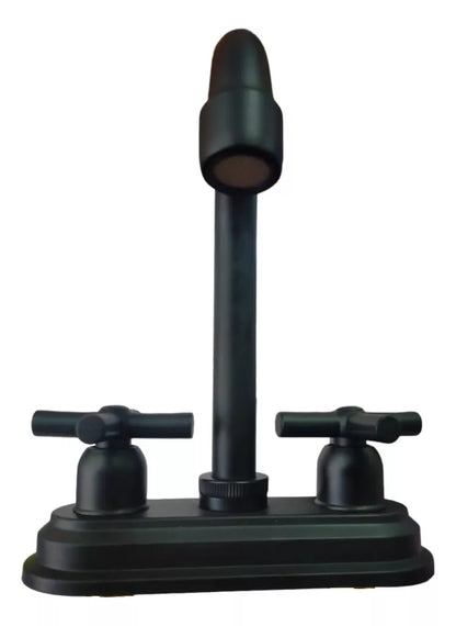 Mezcladora Lavabo Meer Negro Mate Acero Inoxidable