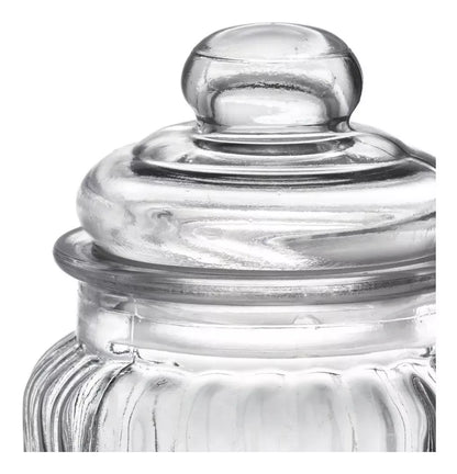 Set 6 Dulcero Brocalito Vidrio Astriado Regalo Bodas 300ml