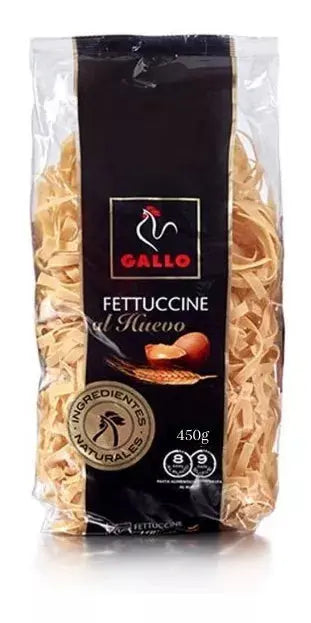 Pasta Fettuccine Huevo Gallo Gourmet Bolsa 450g - Gallo - detalle