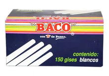 Caja 150 Gises Comprimidos Color Blanco Baco Tizas Pizarron