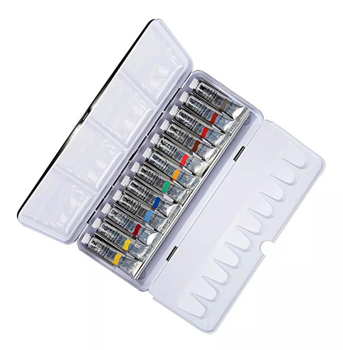 Estuche Metal Acuarelas Winsor & Newton 12 Tubos 5ml Arte