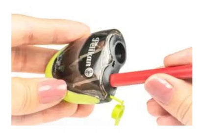 Sacapuntas Plastico Deposito 2 Orificios Pelikan - Pelikan - contenido