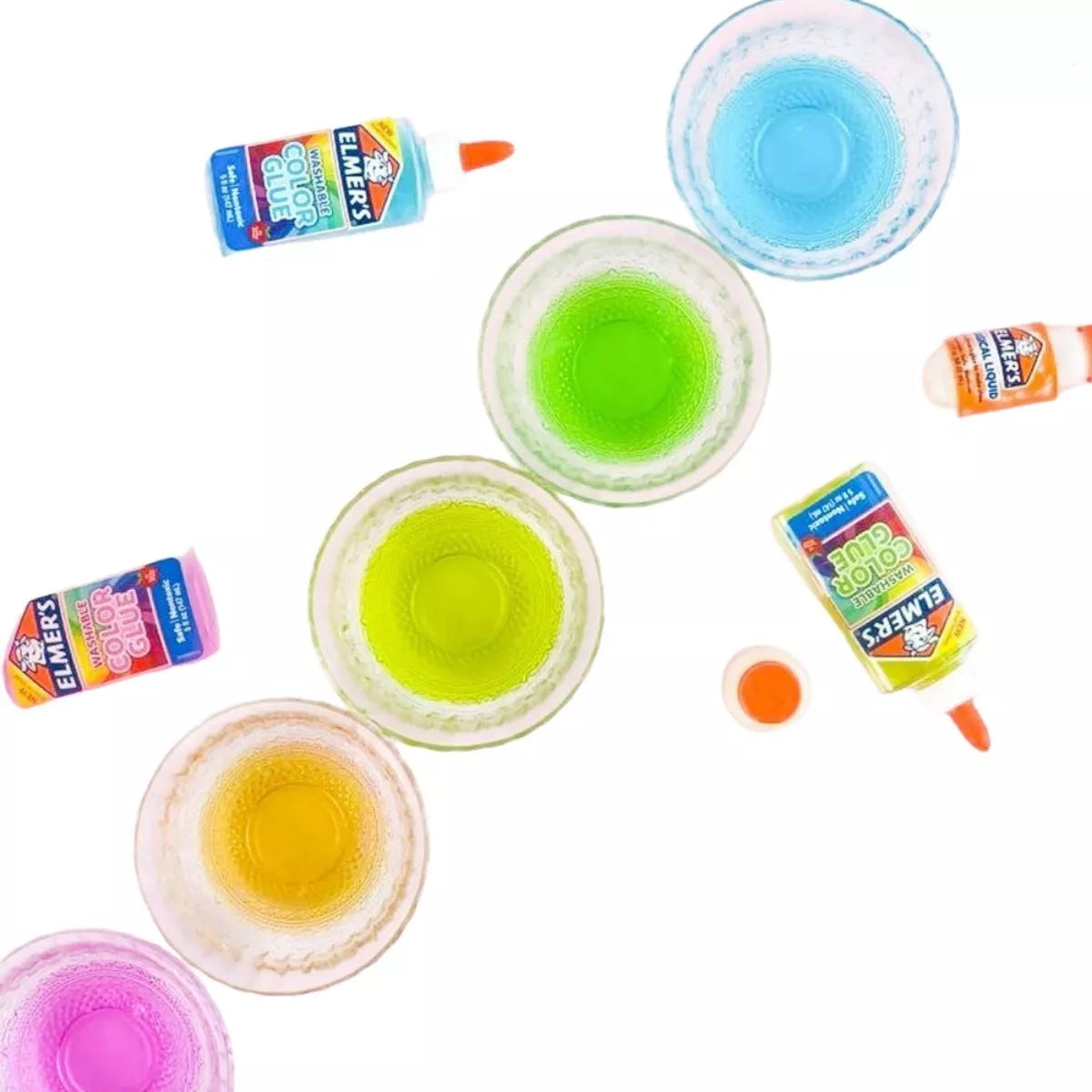 Kit Hacer Slime Metálico Elmer's Mediano Niños Fiesta Elmers