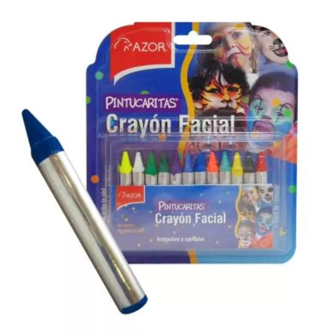 12 Crayon Pintura Facial Pinta-caritas Pintucarita Stafford