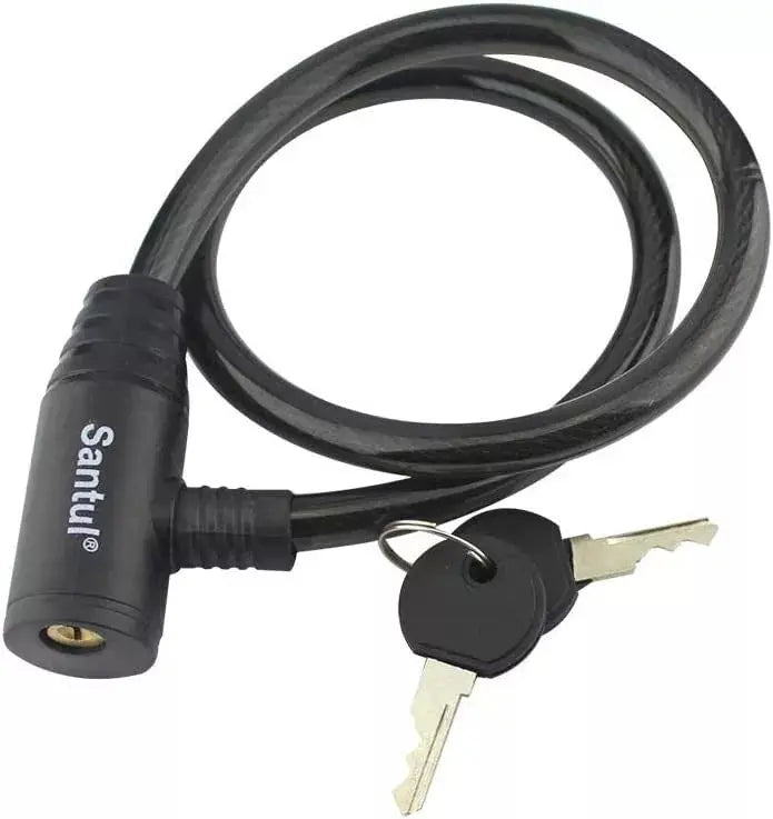 Candado Cable Llave Santul Acero Uso Ligero 65cm Largo - Santul