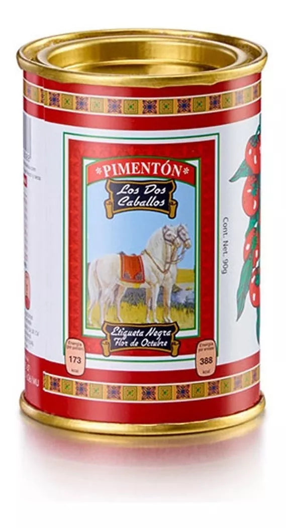 Pimentón Picante Puro Paprika Español Dos Caballos 90g