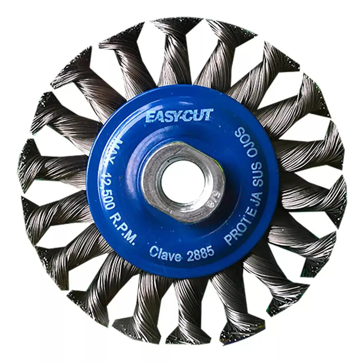 Cepillo Circular Trenzado 2885 Tenazit 4'' Limpieza Metalica - Marchante MX