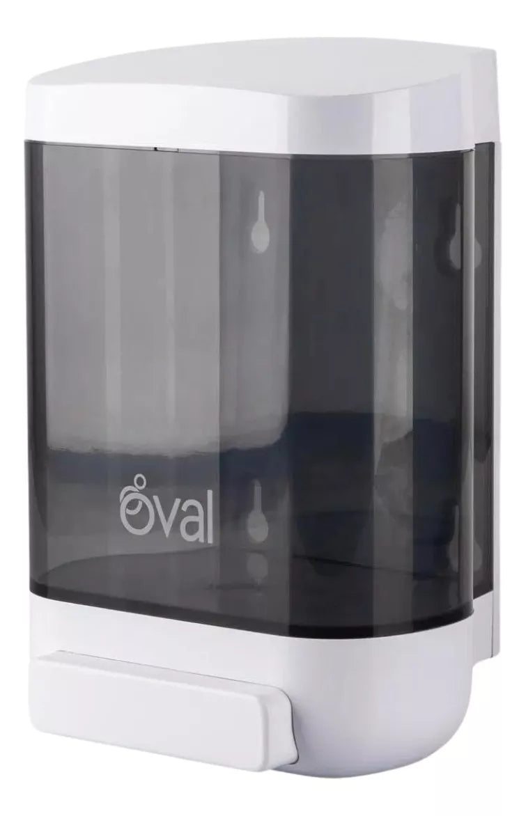 Jabonera Rellenable Oval Despachador 1.5 Lt Dispensador Gel Color Blanco